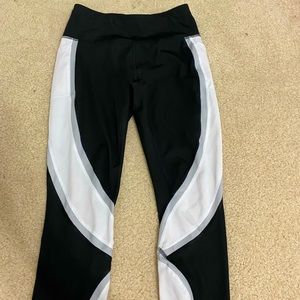 Black and white leggings
